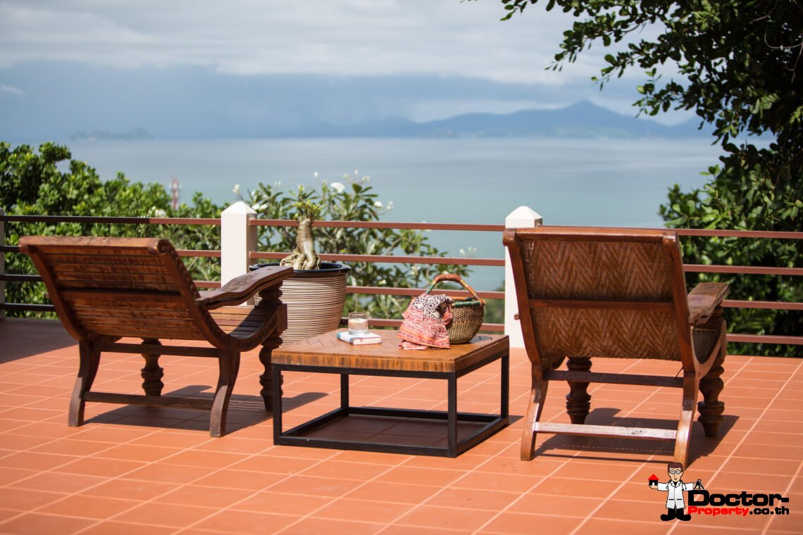 3 Bed Pool Villa with Seaview – Bang Por, Koh Samui – For Sale